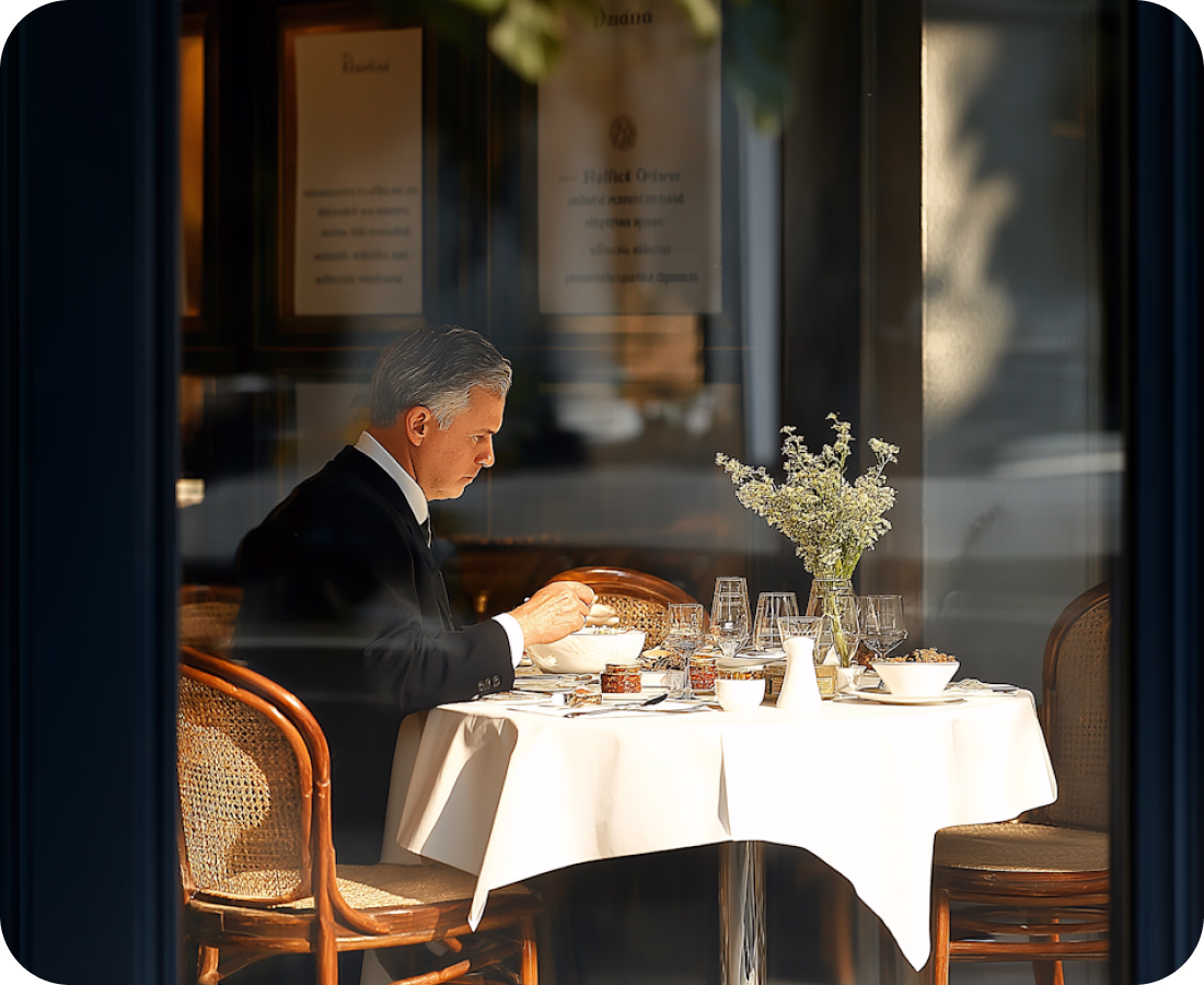 Reception is busy. No waiters.Guest doesn’t wait. Reception is busy. No waiters.Guest doesn’t wait.